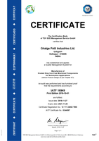 GPI certification IATF 16949