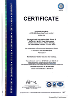 GPI is certified ISO 14001