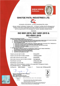 ISO Certificate 9001,14001,45001